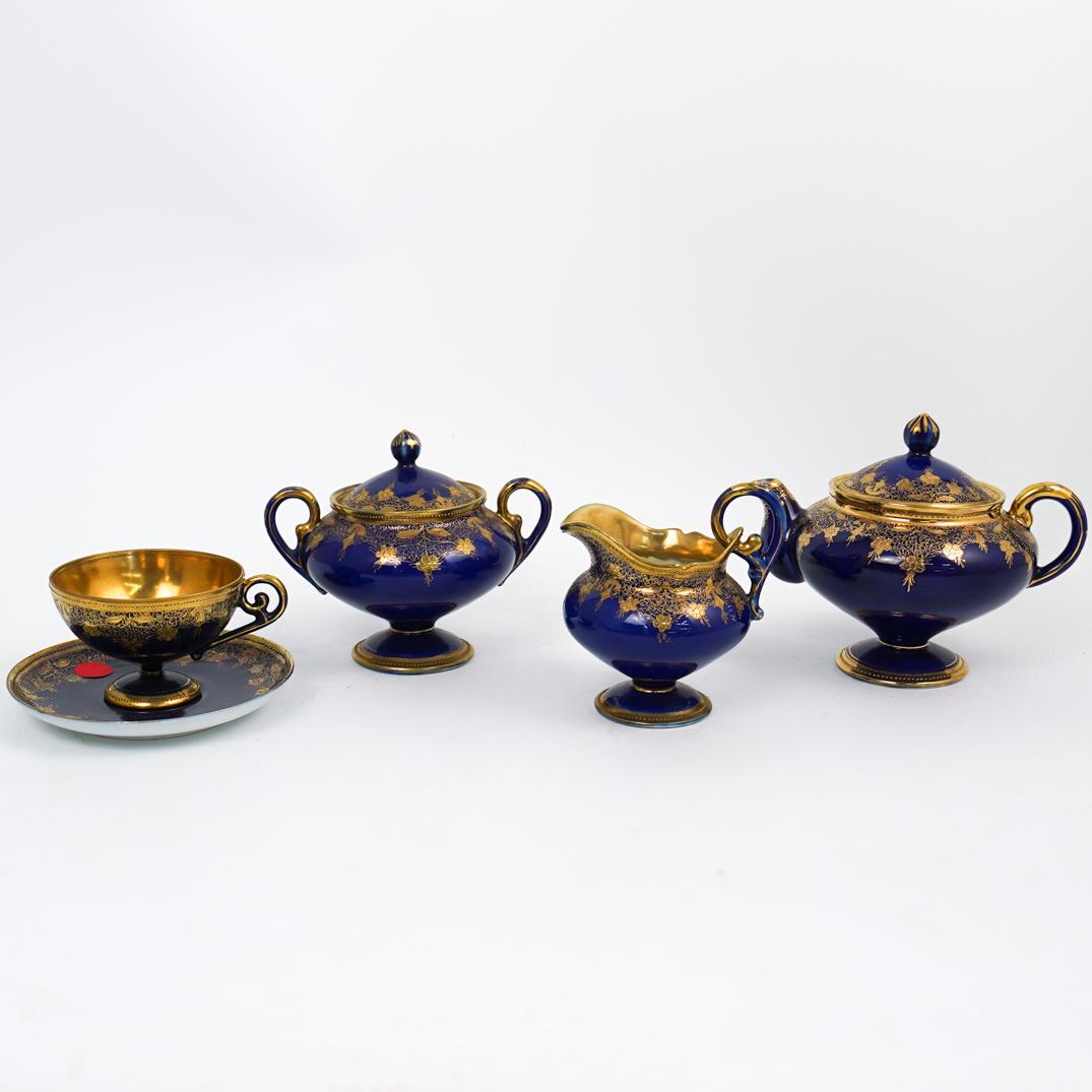 (4 Pc) Japanese Porcelain Nippon Tea Set (1 of 7)