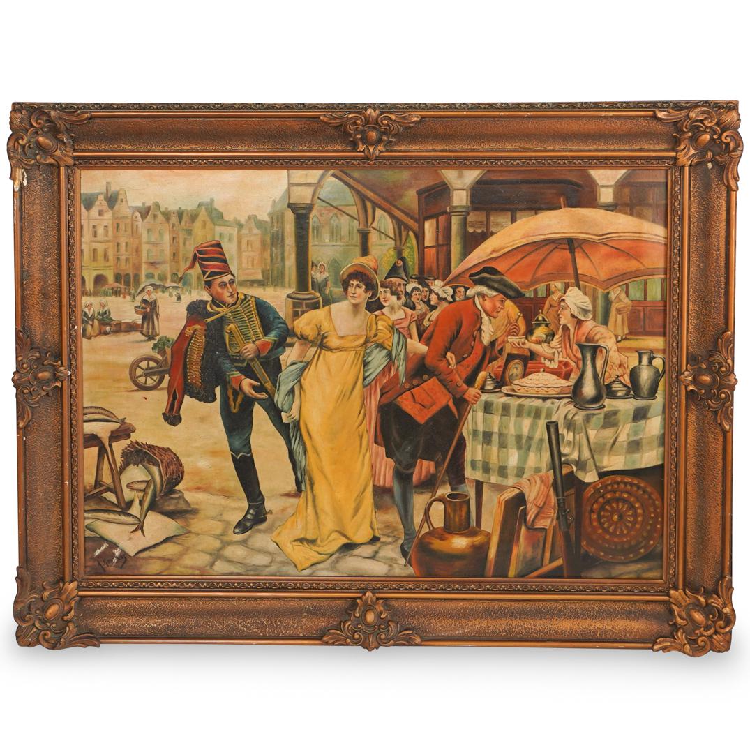 Albert Geudens (Belgium, 1869-1949) Oil on Canvas (1 of 5)