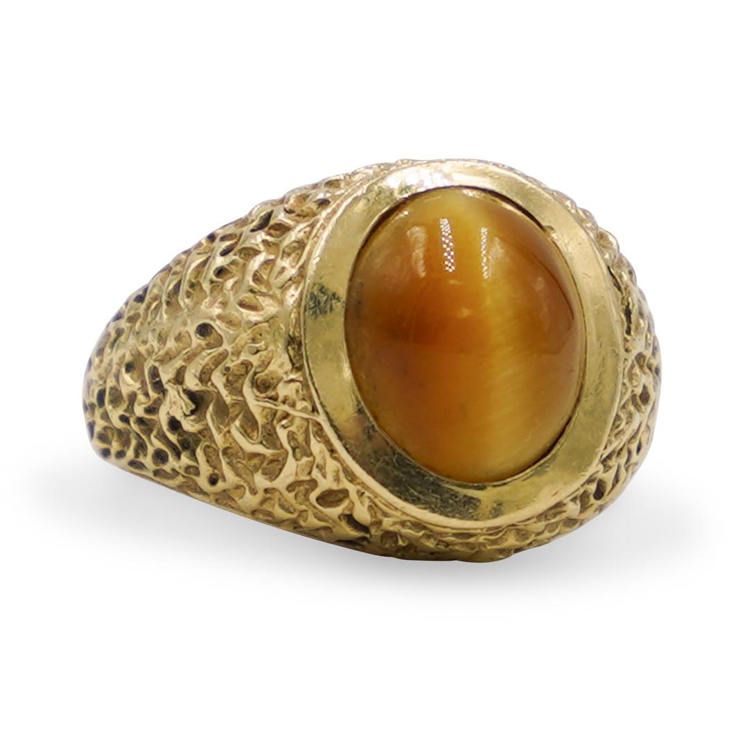 14K Gold Tiger Eye Ring (1 of 4)
