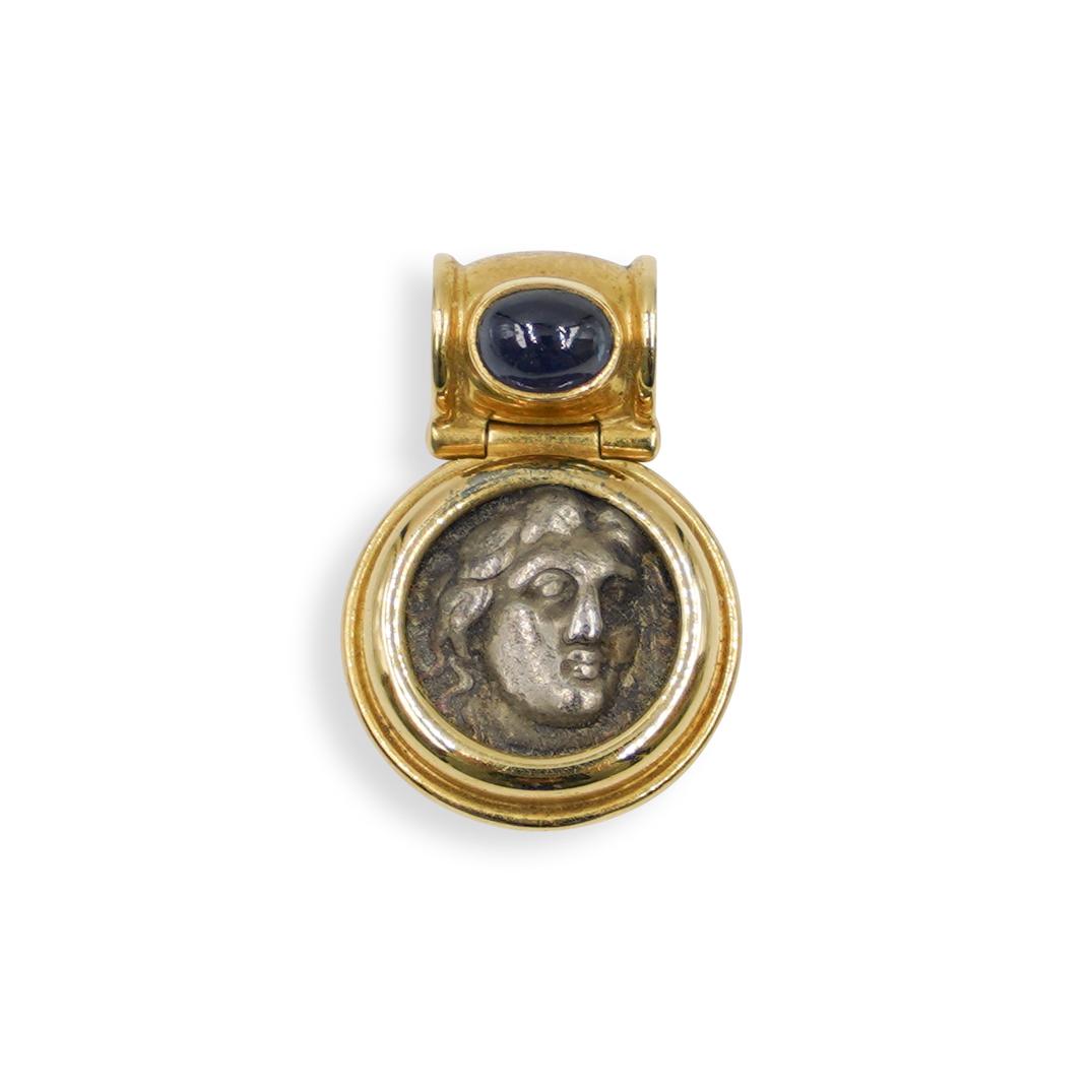 14k Gold and Ancient Gold Pendant (1 of 3)