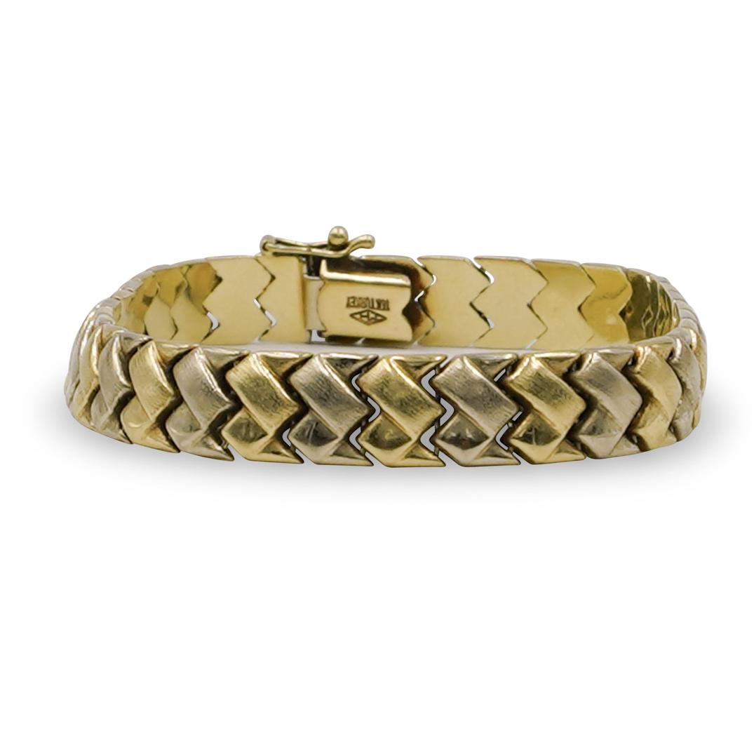 14K Gold Two Tone Bracelet (1 of 3)