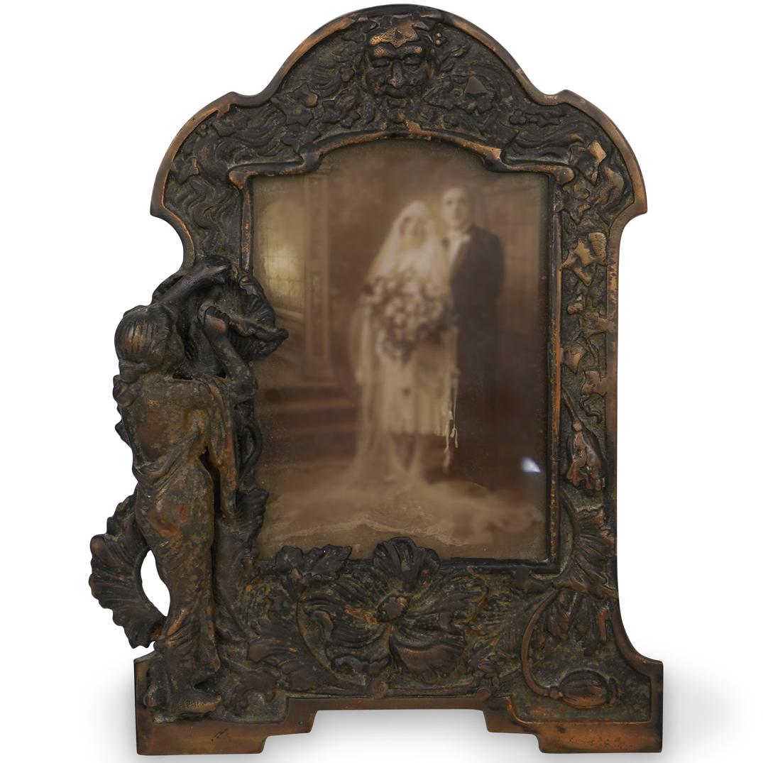 Art Nouveau Mixed Metal Picture Frame (1 of 5)