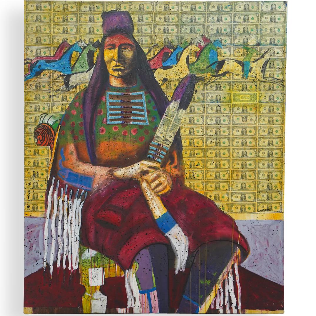 Stan Natchez (American, b. 1954) Mixed Media on Canvas (1 of 6)