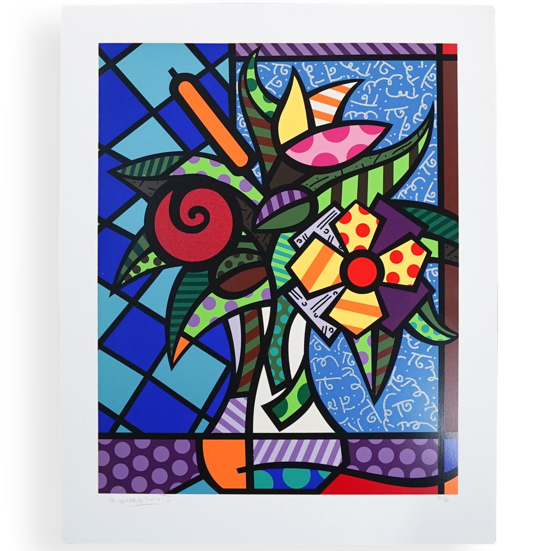 Romero Britto (Brazilian, b. 1963) Serigraph on Paper (1 of 5)
