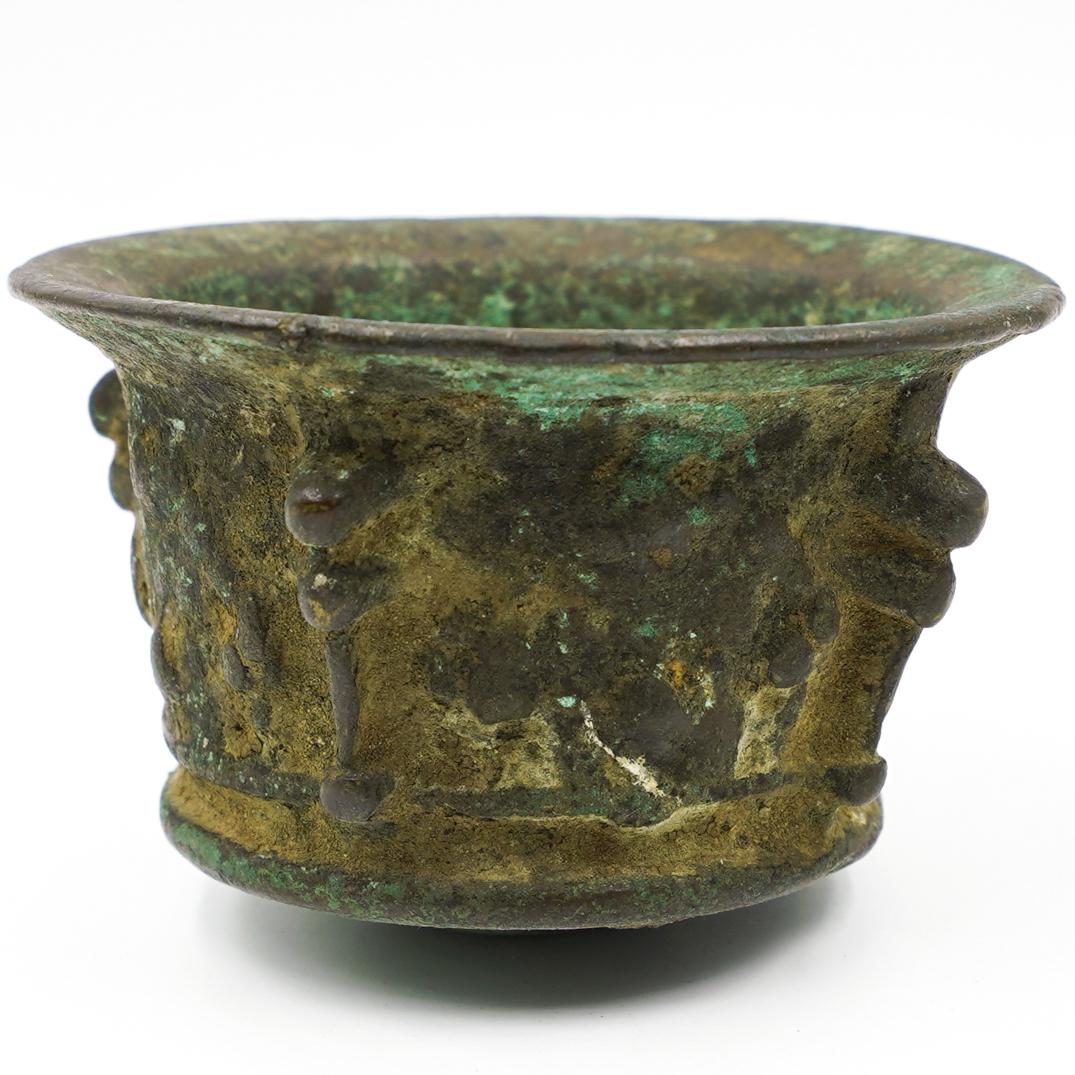 Ancient Chinese Bronze Brush Pot (1 of 3)