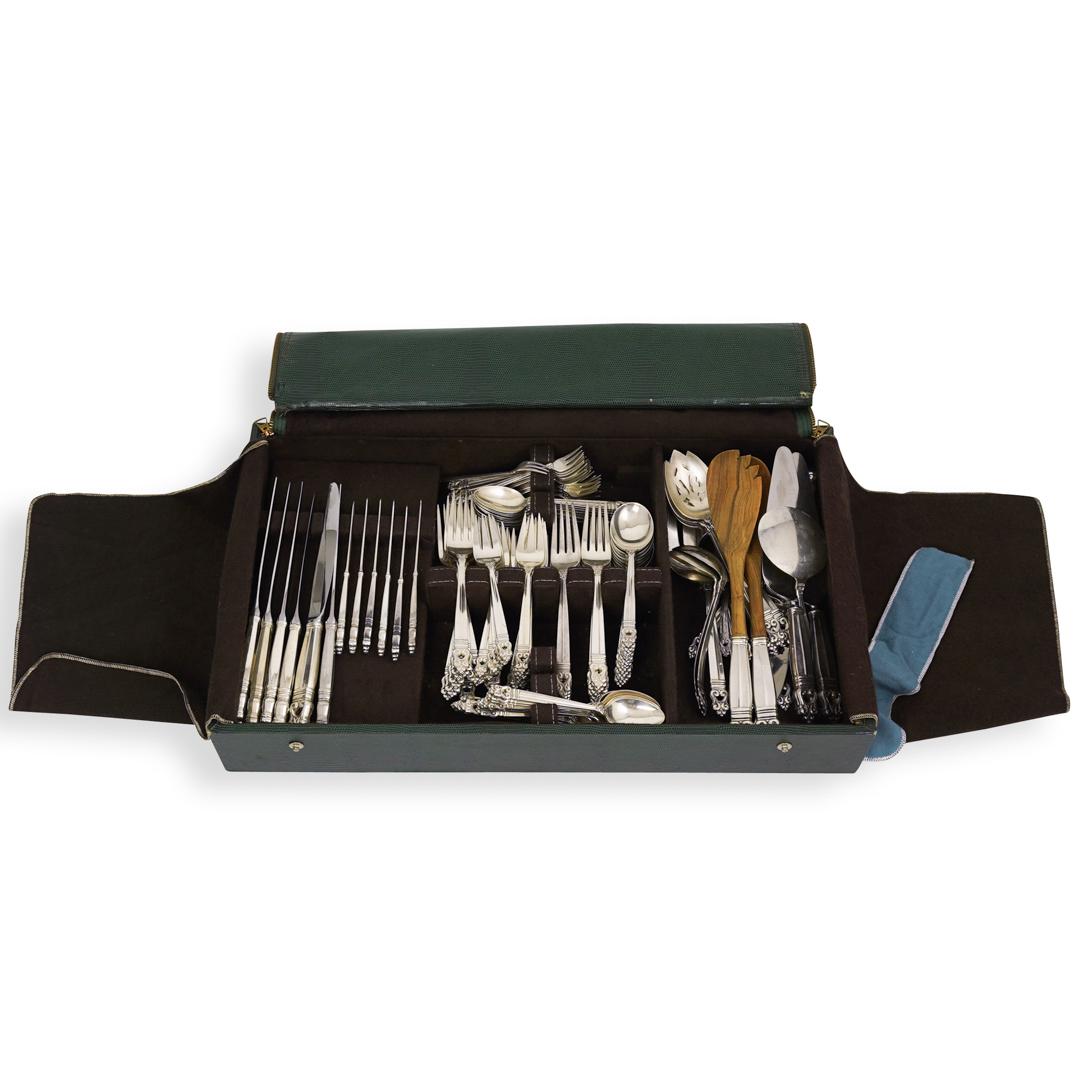 (182 Pcs) International Sterling Silver Royal Danish (1 of 8)