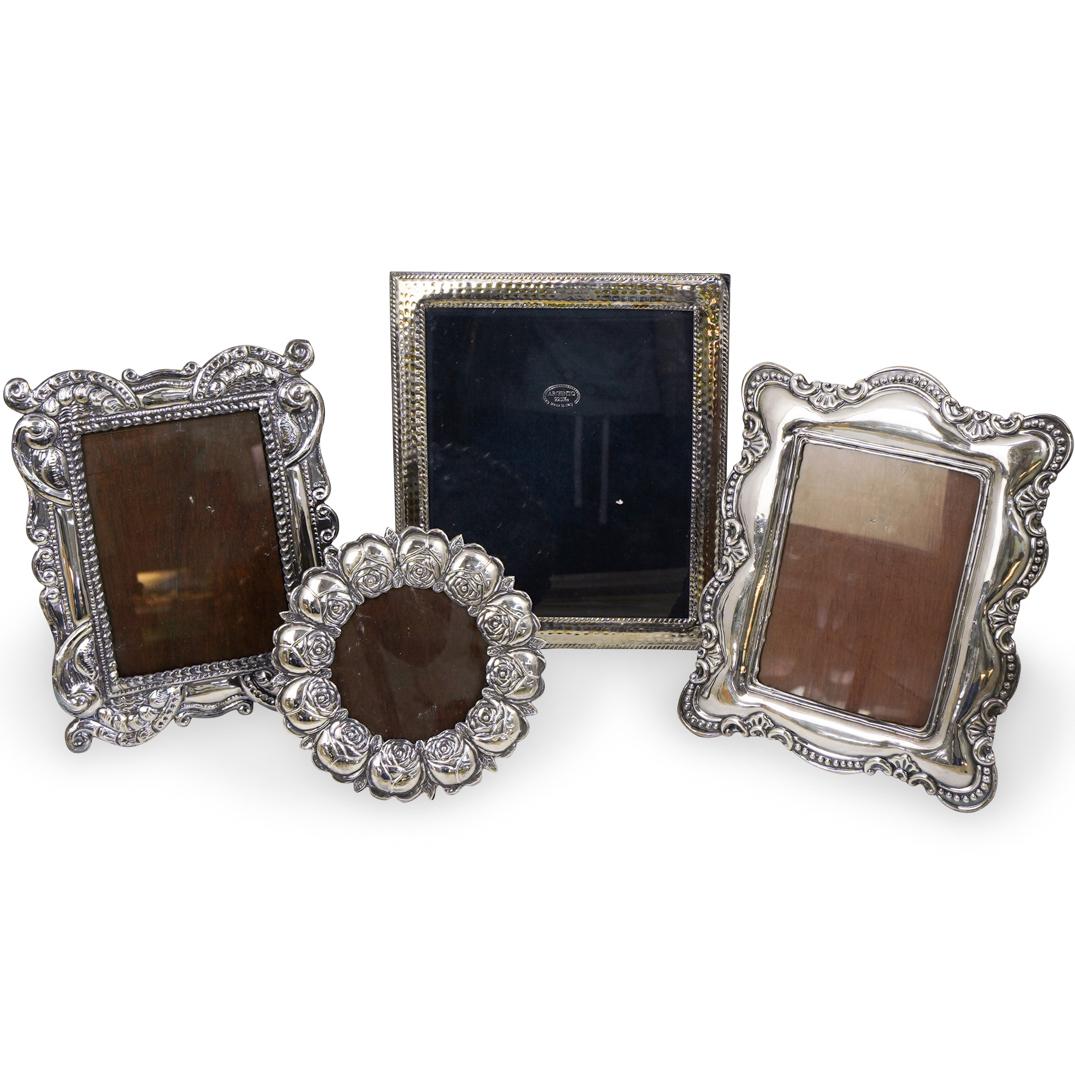 (4 Pc) Six Silver (.950) Pictures Frames (1 of 7)
