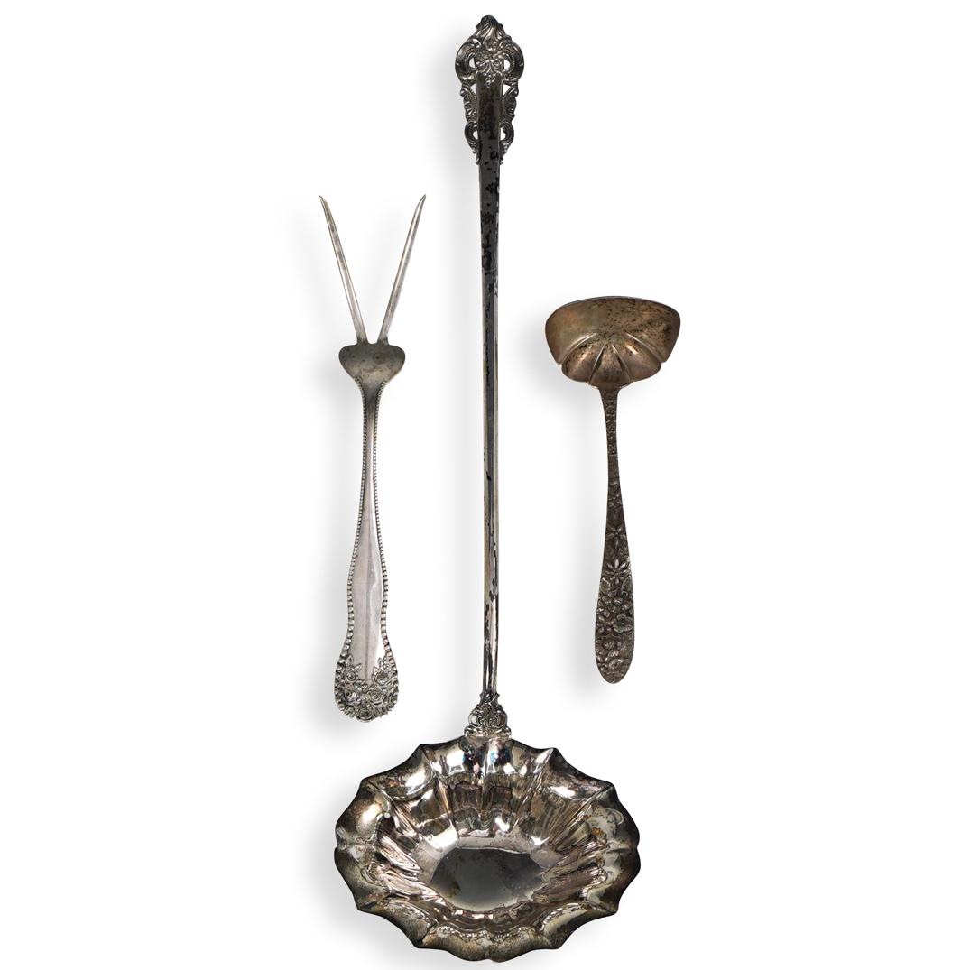 (3 Pc) Sterling Silver Utensils (1 of 5)