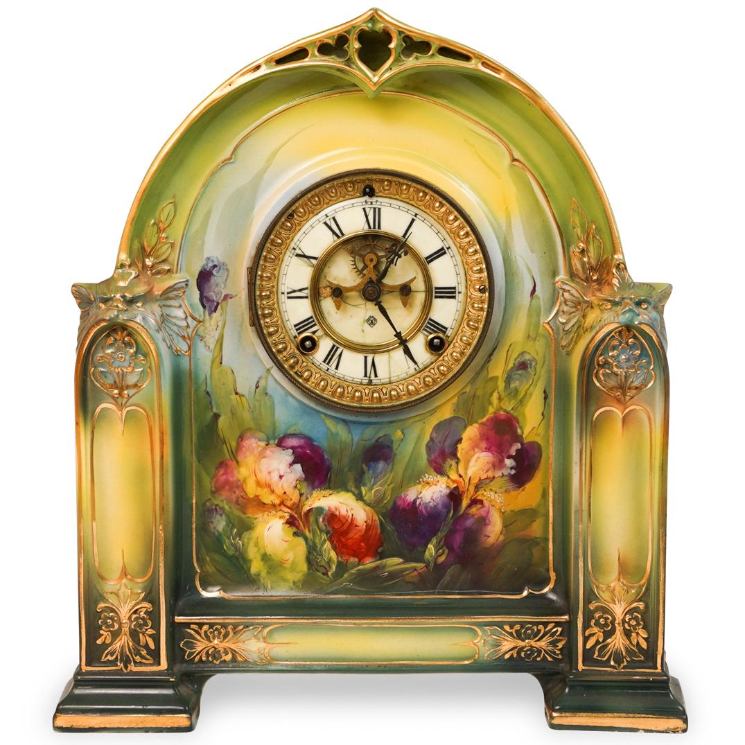 Royal Bonn "La Vire" Ansonia Mantle Clock (1 of 8)