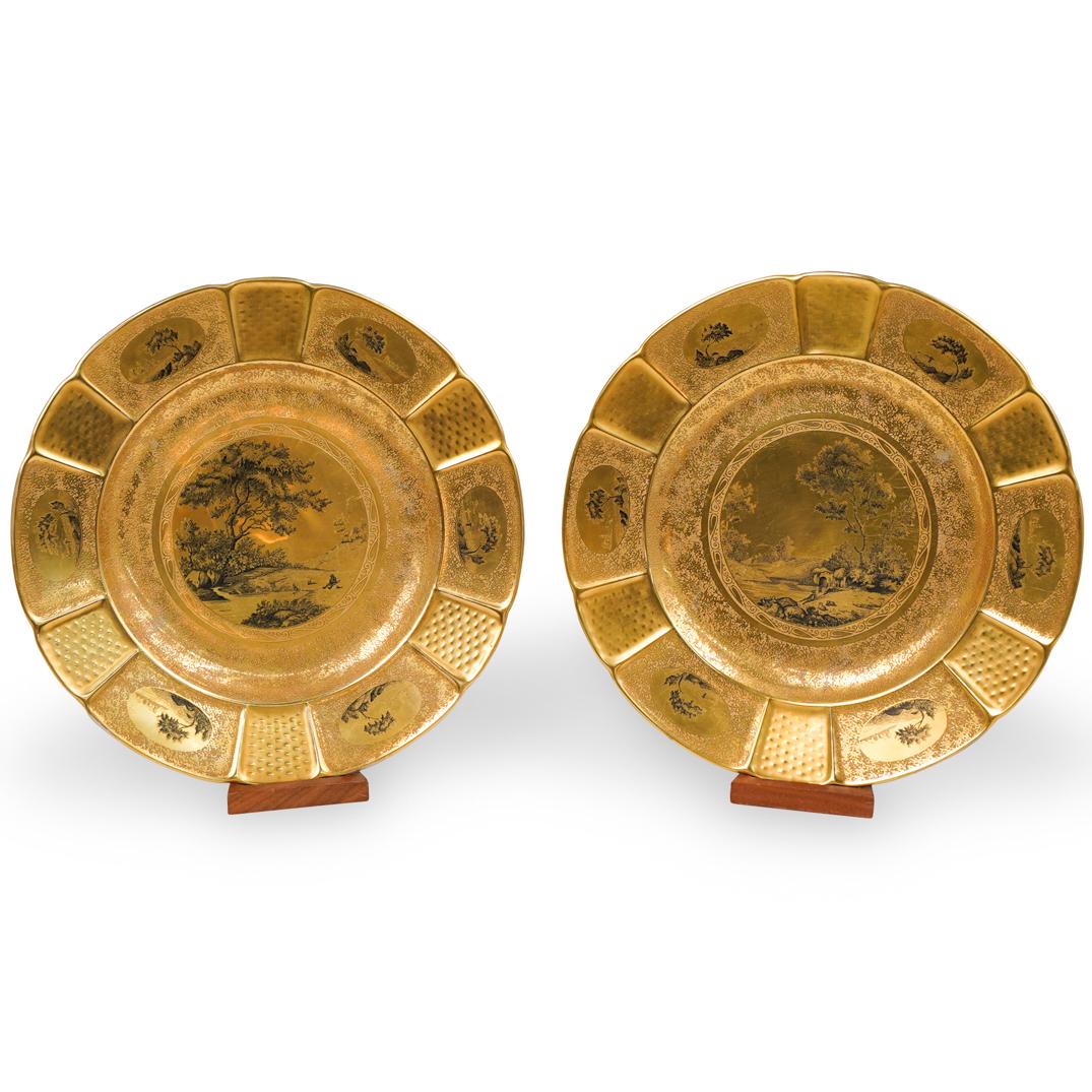 Two Rosenthal Bavaria Gilded Plates (1 of 5)