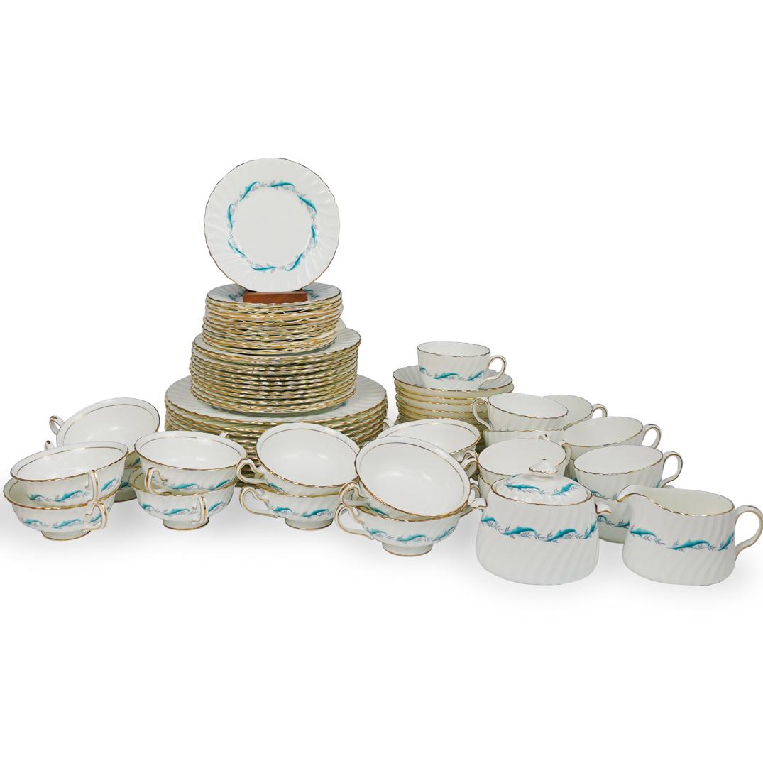 (74) Minton "Downing" Porcelain China Set (1 of 7)