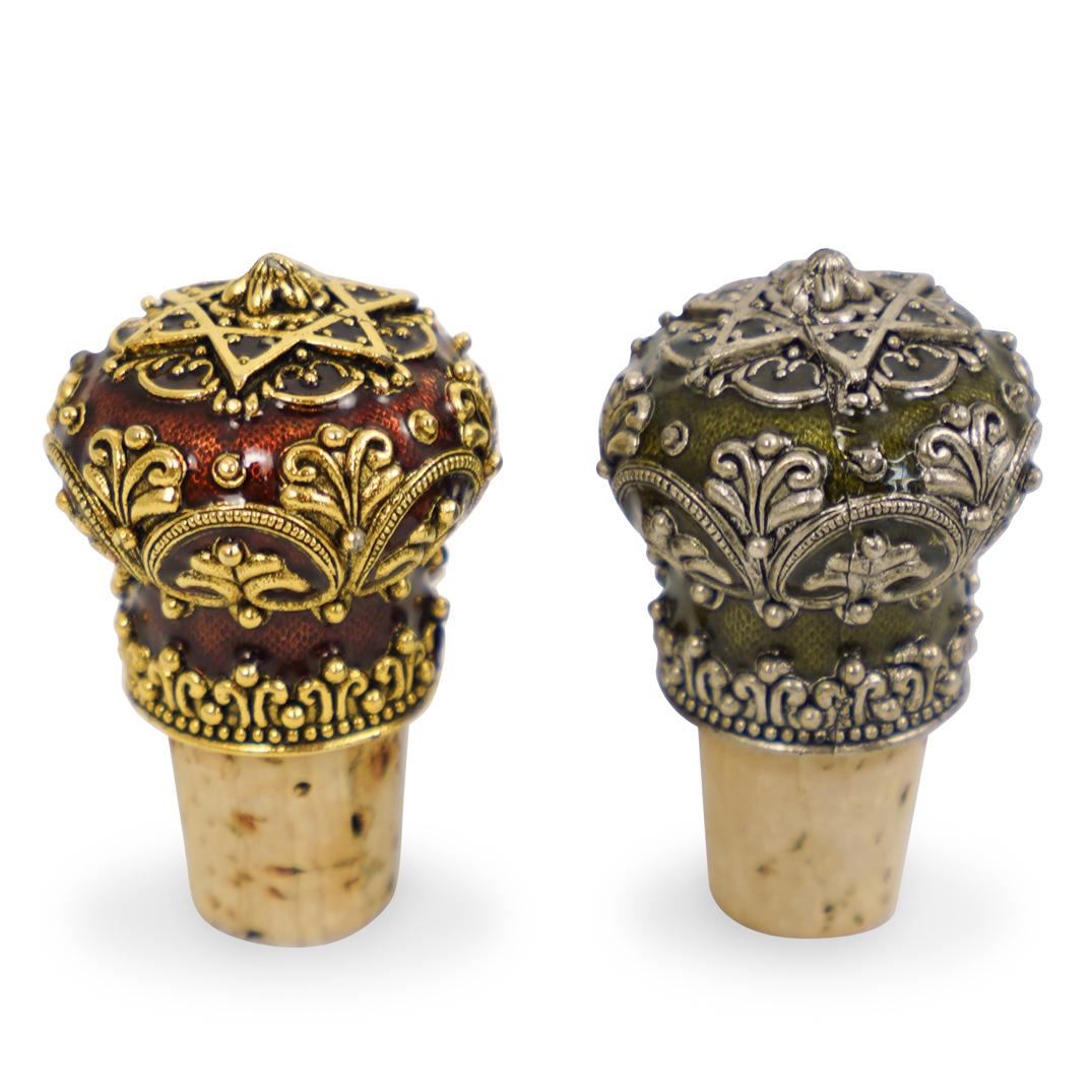 (2 Pc) Jay Strongwater Style Bottle Stoppers (1 of 3)