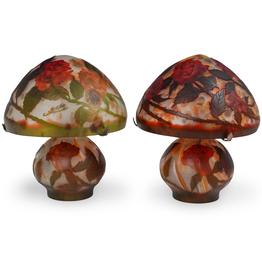 Pair of Galle Style Table Lamps (1 of 5)