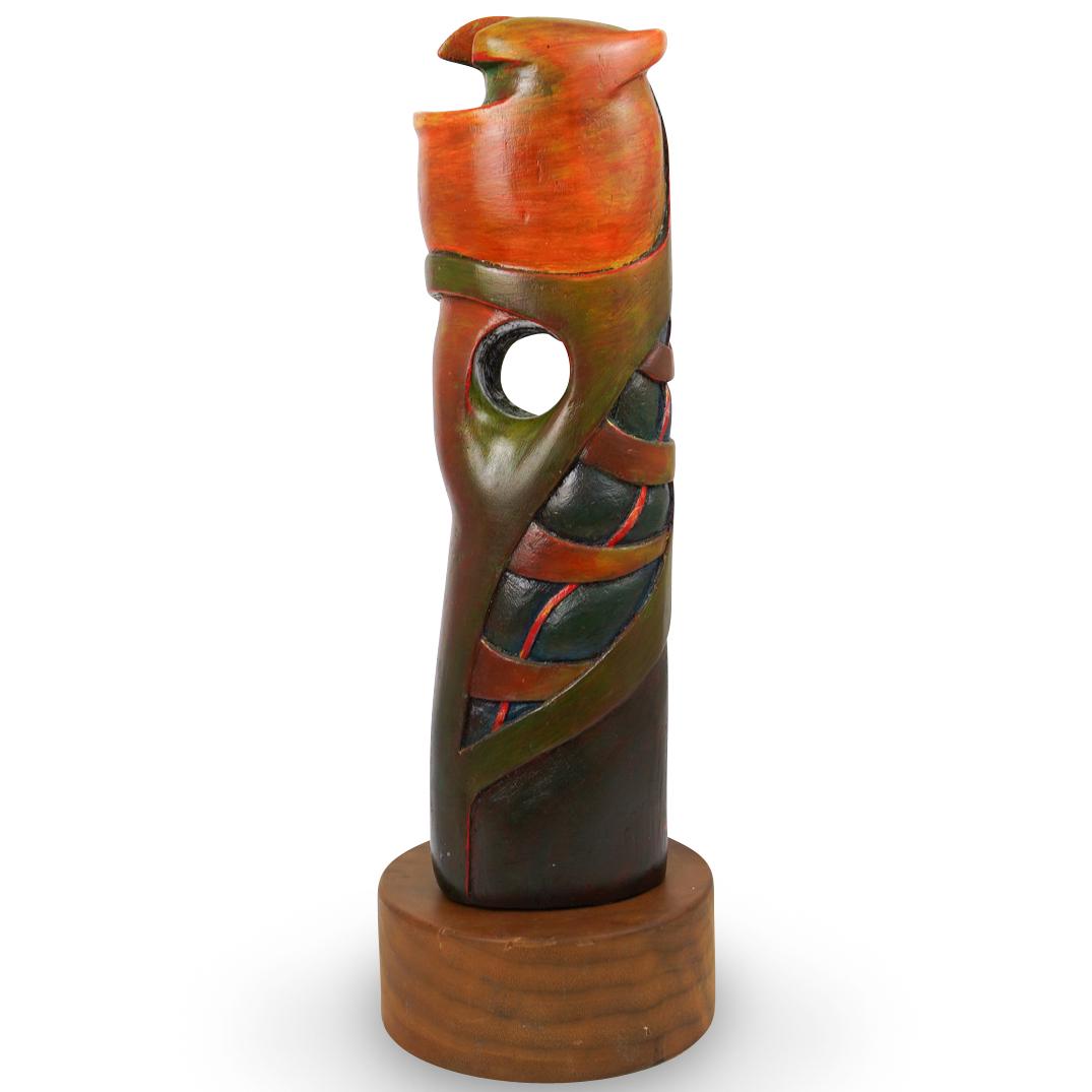 Nunzio Mainieri (Cuban) Abstract Wood Sculpture (1 of 4)