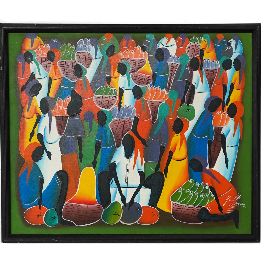 Jean Jacques Guillaume (Haitian, 20th Century) Acrylic (1 of 5)