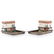 Cartier Chinoiserie Silver Smokers Set
