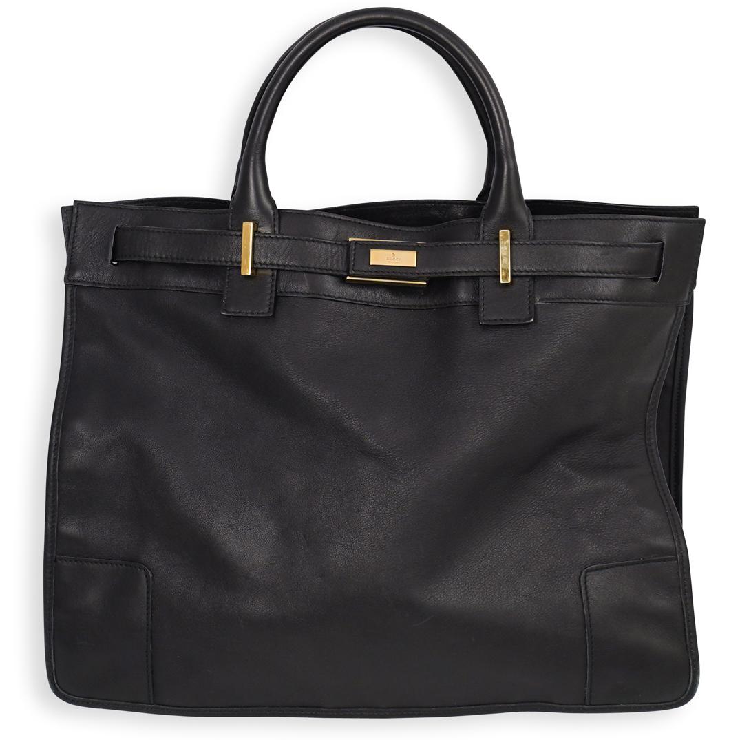 Gucci Black Leather Tote Bag (1 of 6)