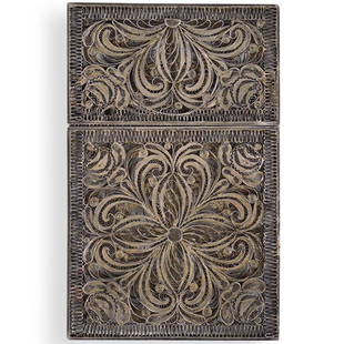 Sterling Silver Filigree Card Case: DESCRIPTION: 19th century sterling silver filigree card case, open floral design, CIRCA: 19th Century ORIGIN: Continental DIMENSIONS: L. 4" x W. 2 5/8" CONDITION: Good/Fair condition. See lot descript