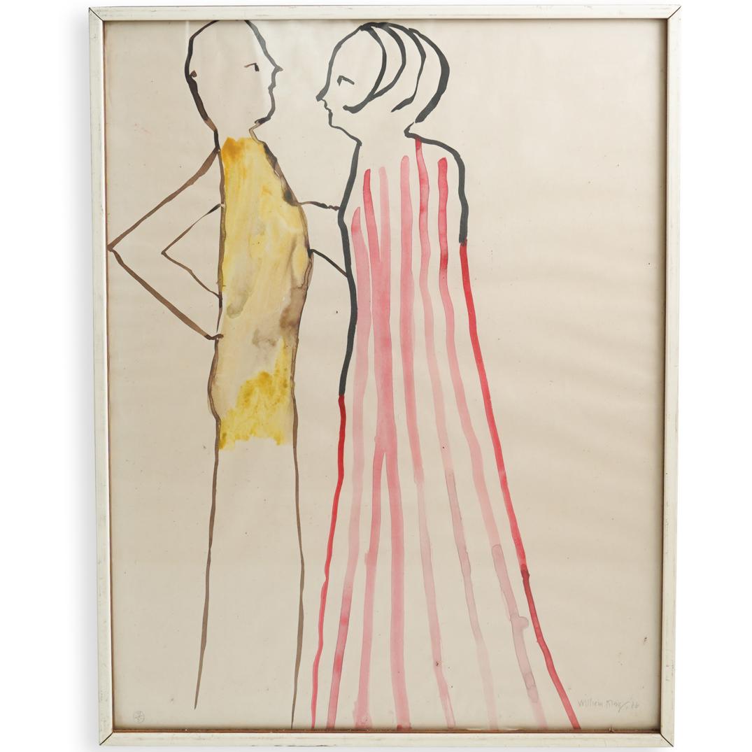 William King (American, 1925-2015) Watercolor (1 of 7)