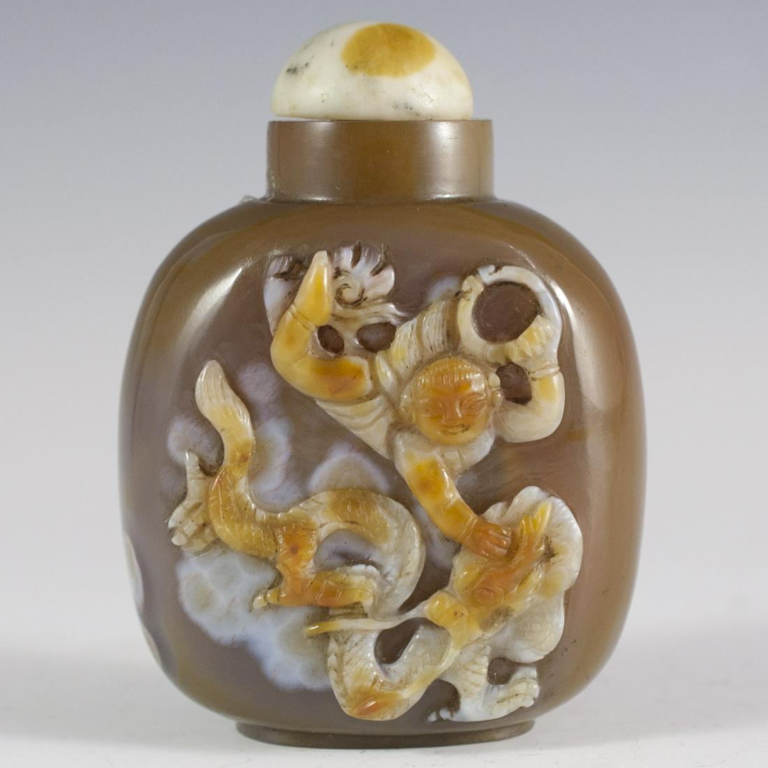 Chinese Agate Snuff Bottle (1 of 6)