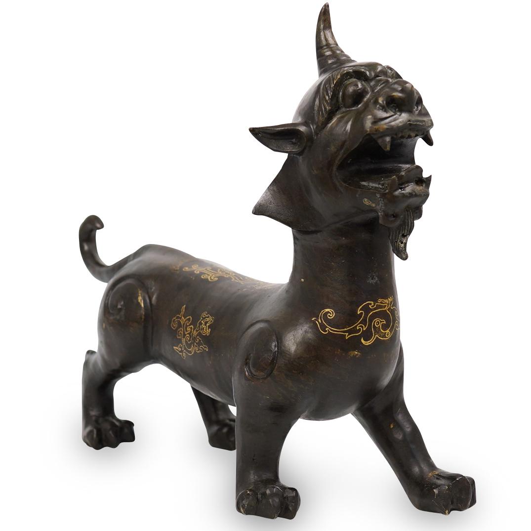 Chinese Bronze Foo Lion (1 of 5)