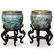 Pair of Chinese Cloisonne Fish Bowls