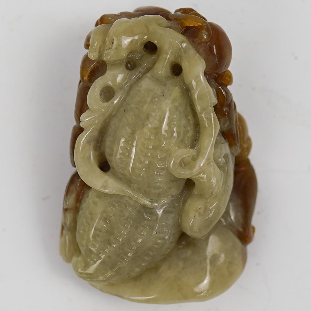 Chinese Carved Jade Pendant (1 of 2)