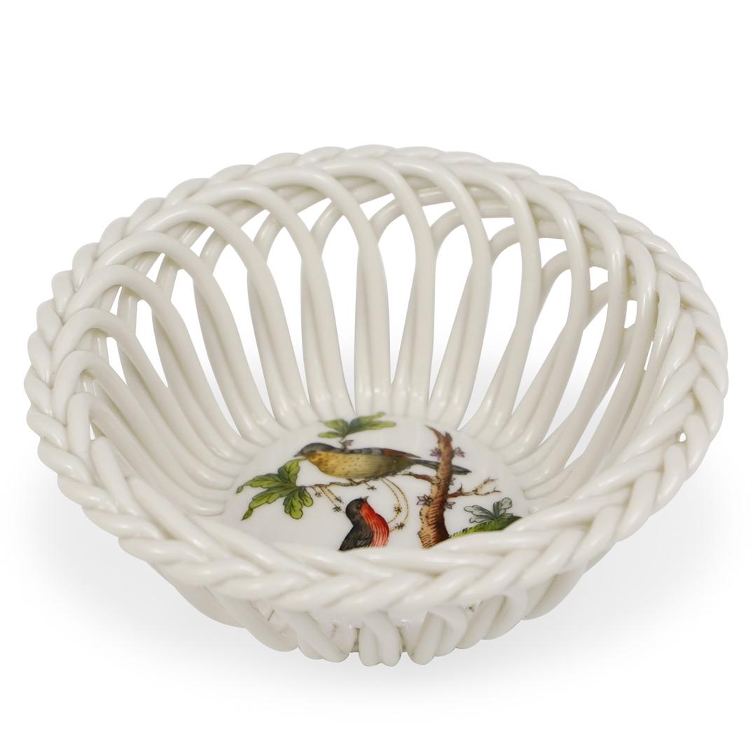 Herend "Rothschild" Reticulated Basket (1 of 4)