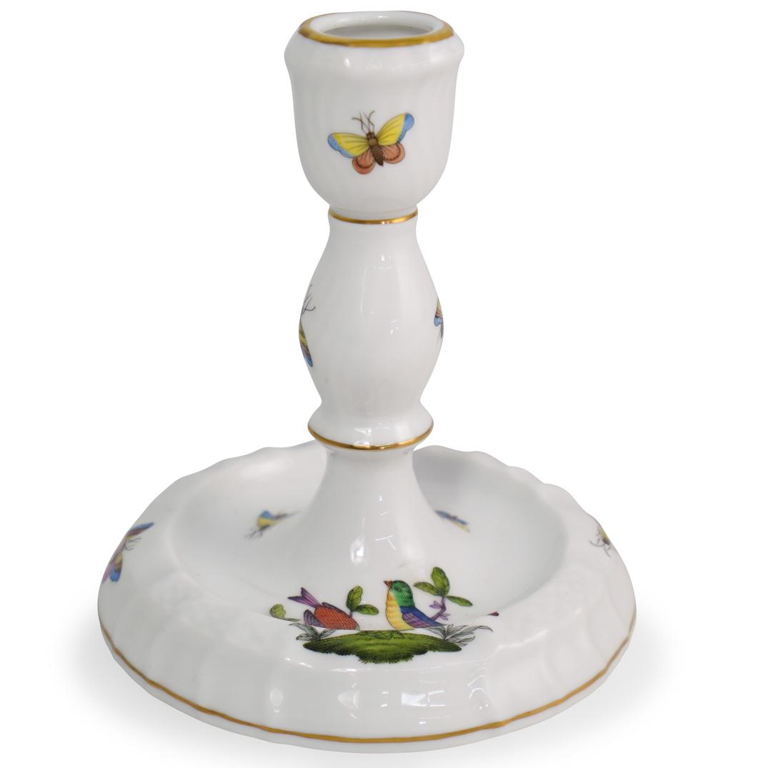 Herend Porcelain "Rothschild" Candlestick (1 of 4)