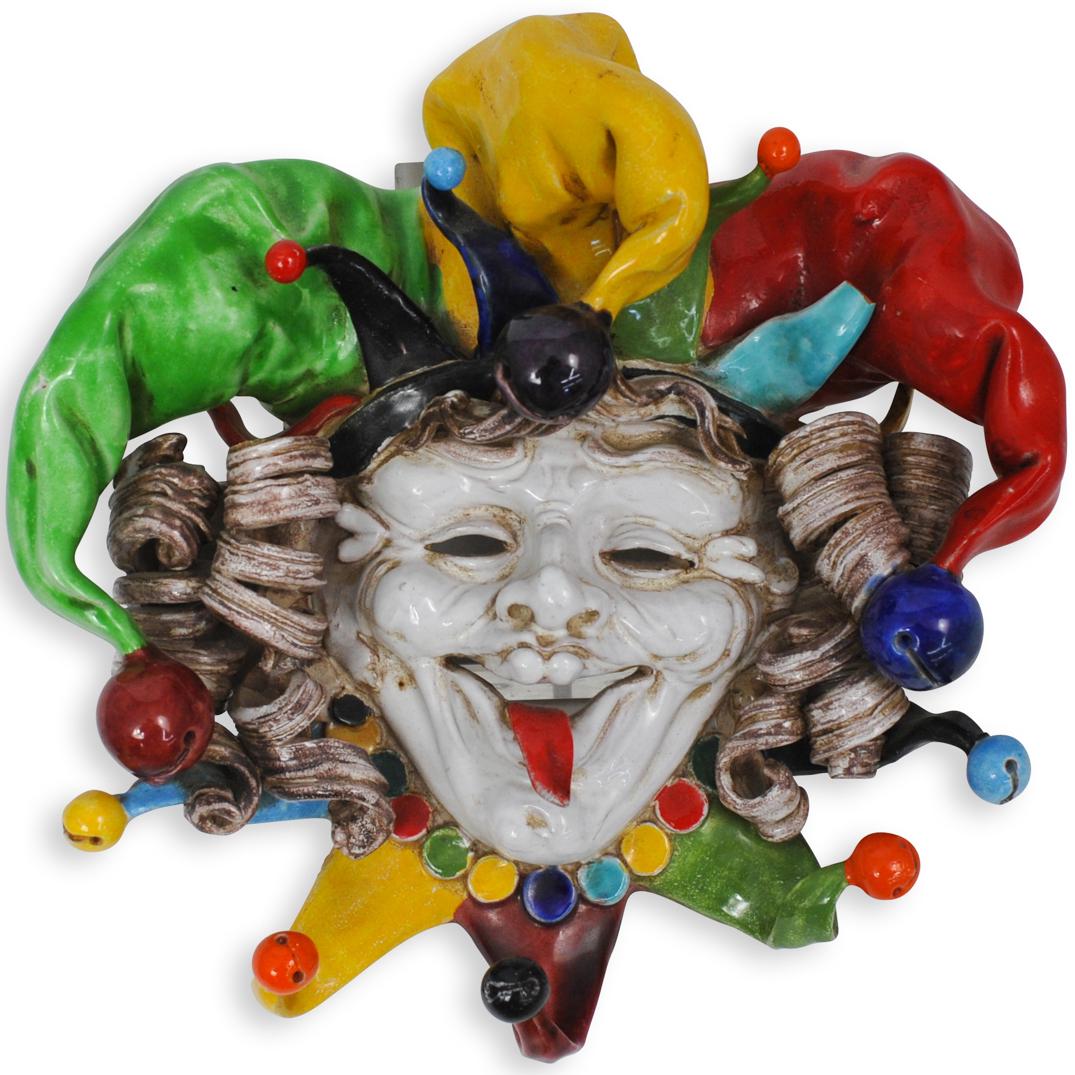 Vintage Perseo Ceramic Jester Head (1 of 4)