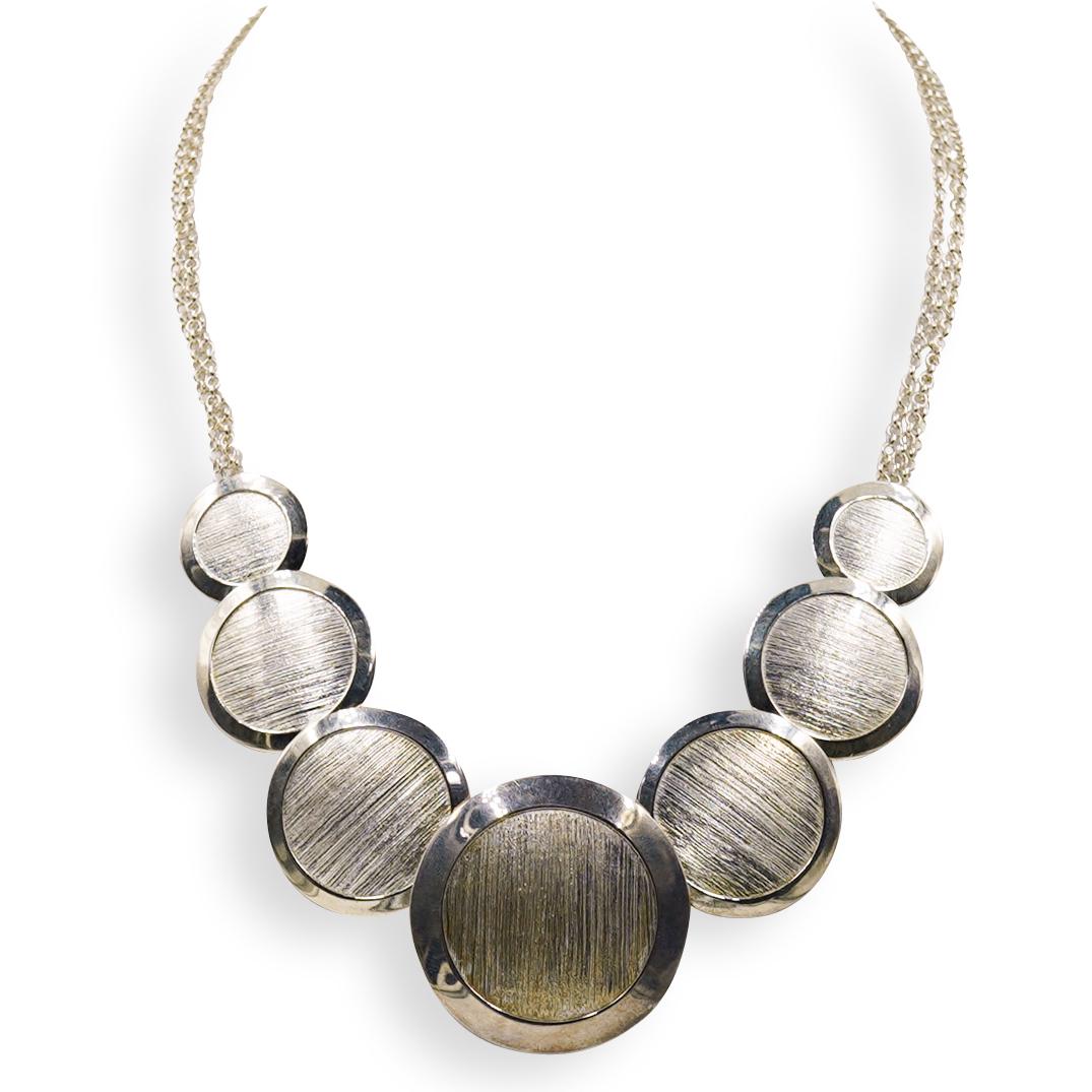 Sterling Silver Circular Necklace (1 of 4)