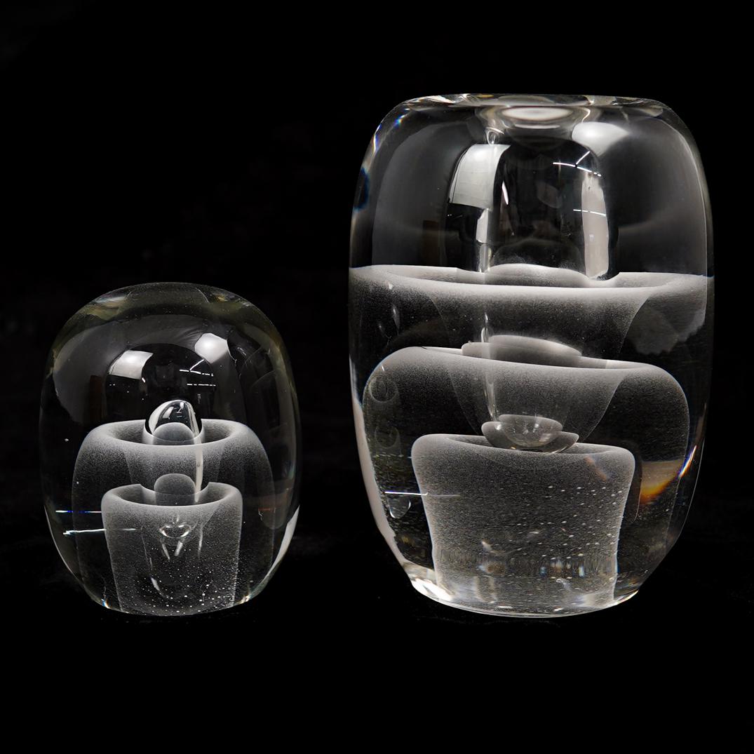 (2 Pc) Rosenthal 'Studio Line' Paperweights (1 of 4)