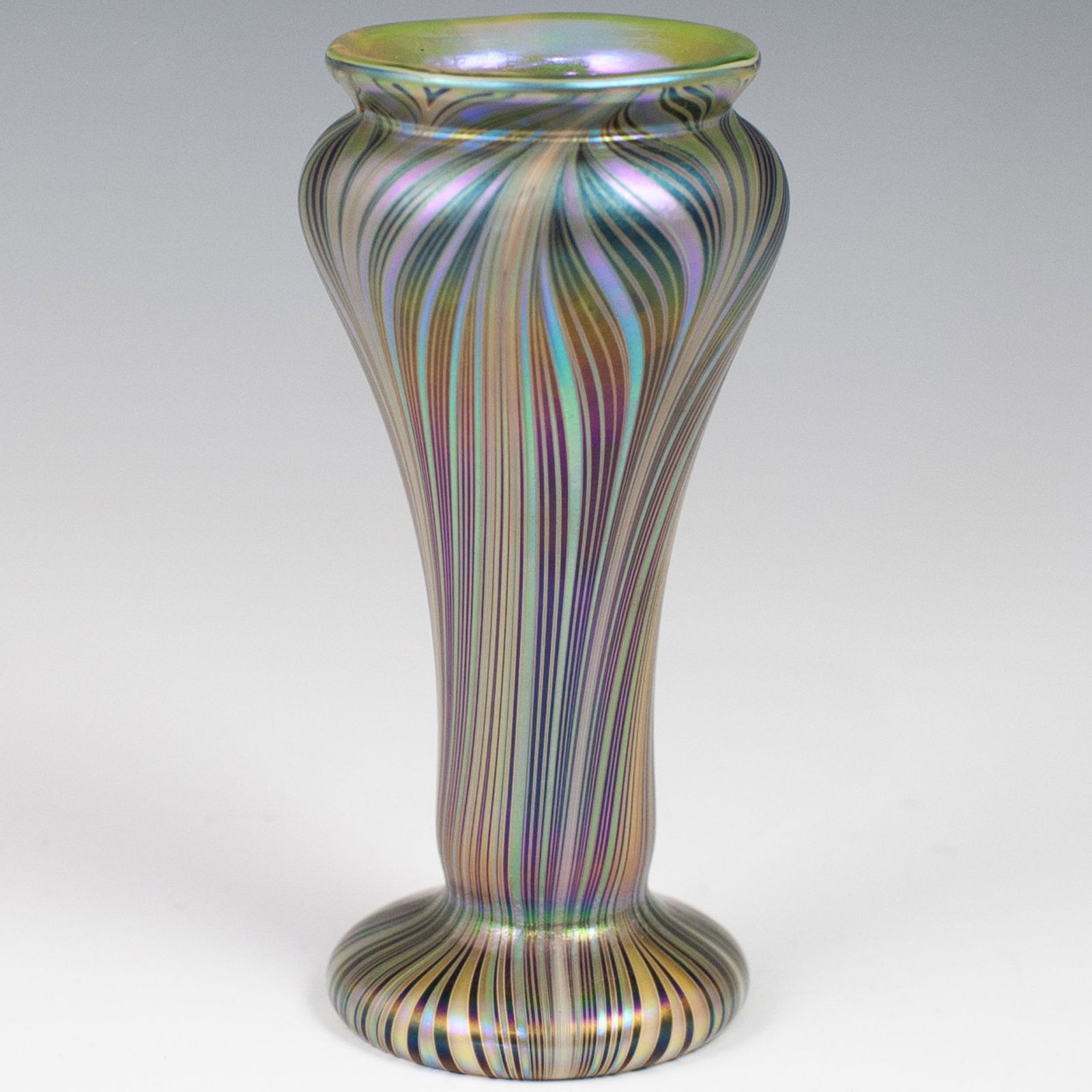 Lundberg Studios Iridescent Art Glass Vase (1 of 4)