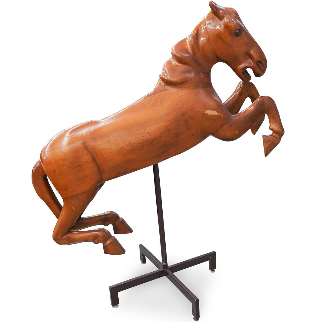 Coney Island Pier Wooden Carousel Horse (1 of 1)