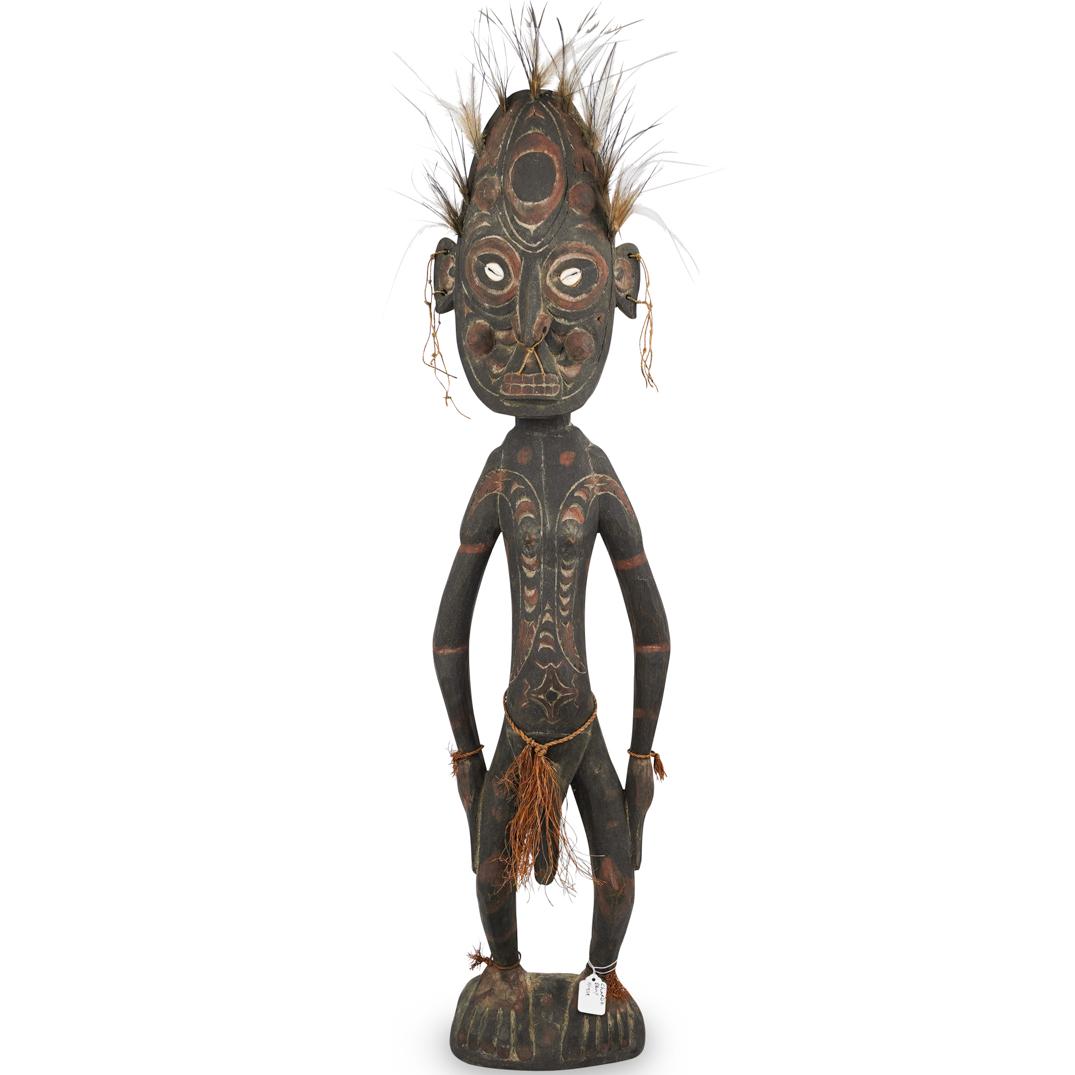 African Carved Wood Statue (1 of 3)