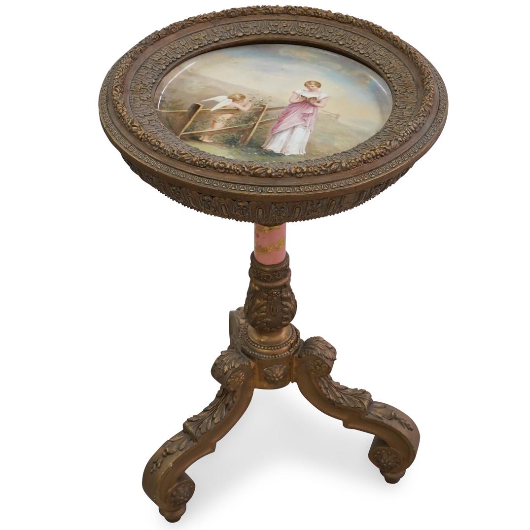 Signed Royal Vienna Porcelain Inset Table (1 of 11)