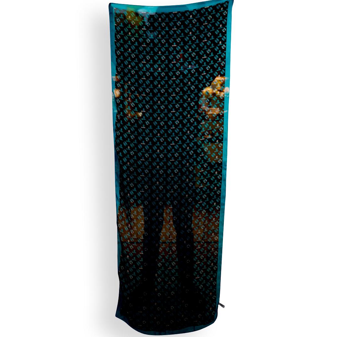 Chanel Logo Silk Scarf (1 of 3)