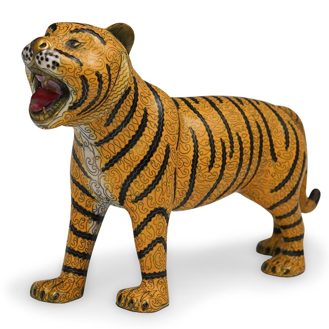 Chinese Cloisonne Tiger (1 of 5)