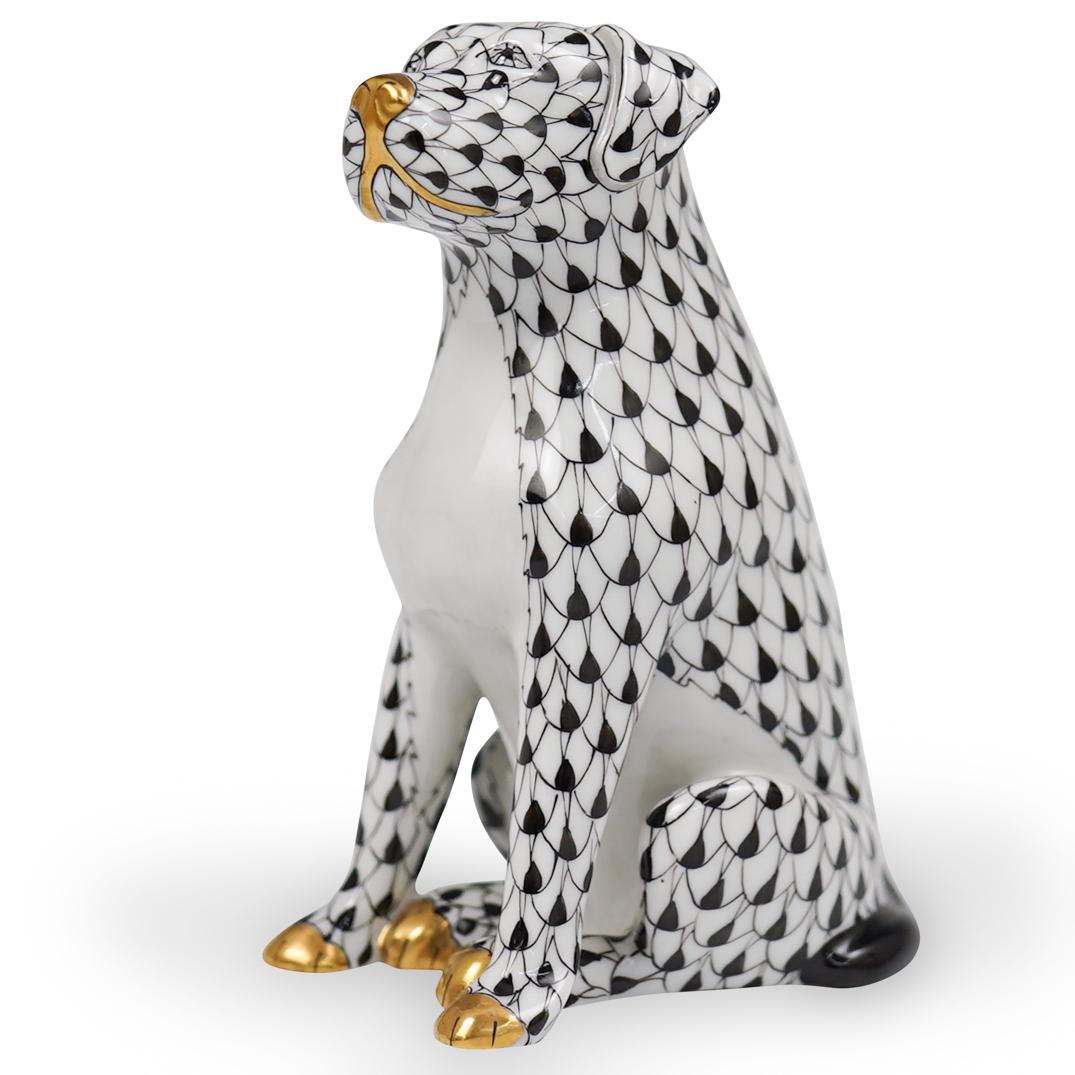 Herend Fishnet Labrador Figurine (1 of 4)