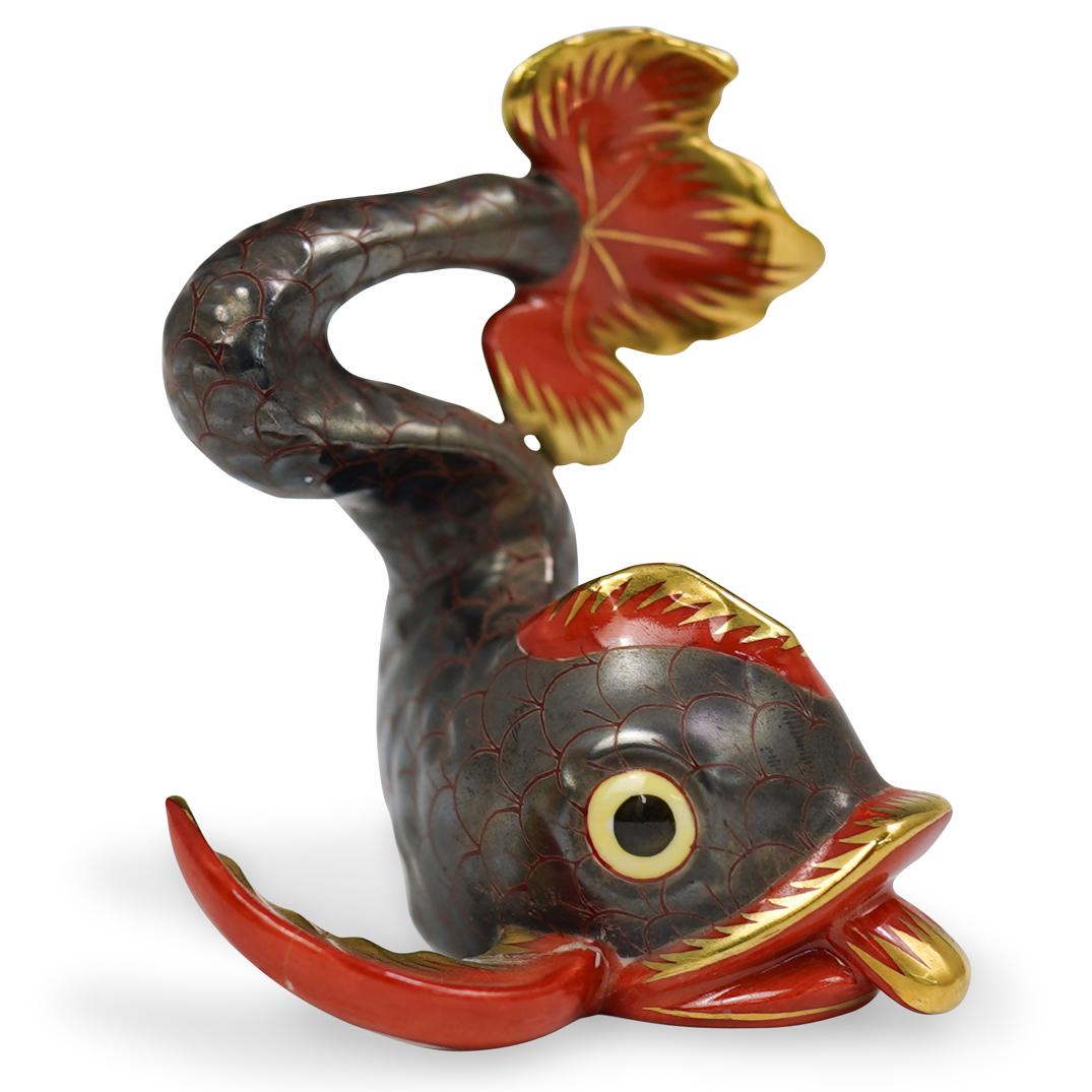 Large Herend Porcelain Koi Fish (1 of 2)