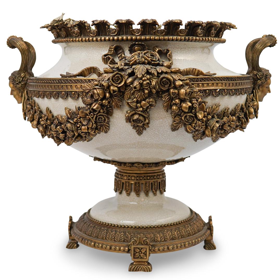 United Wilson Bronze and Porcelain Urn (1 of 6)