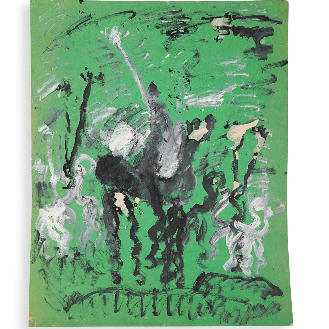 Purvis Young (1943-2010) Mixed Media (1 of 4)