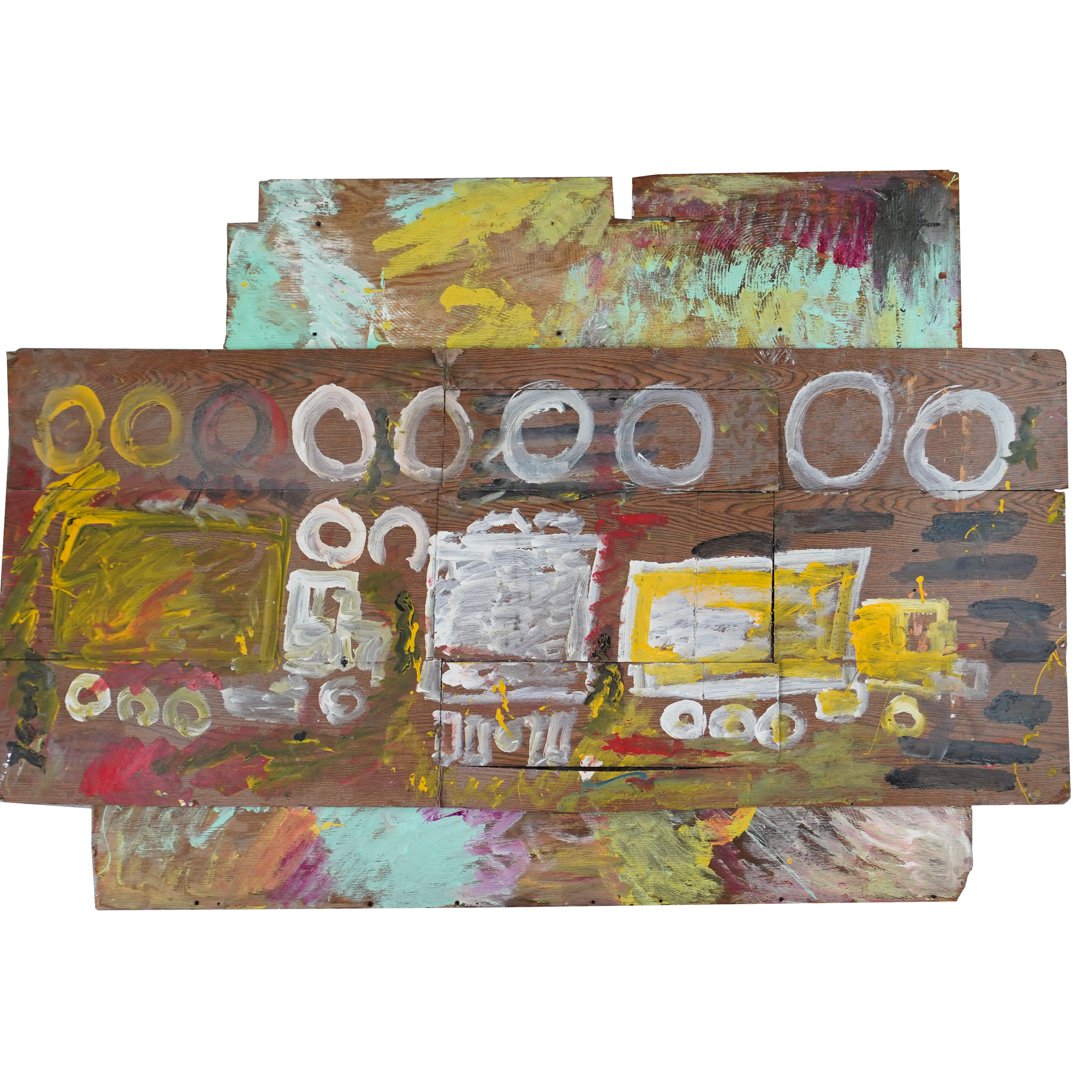 Purvis Young (American, 1943-2010) Mixed Media (1 of 7)