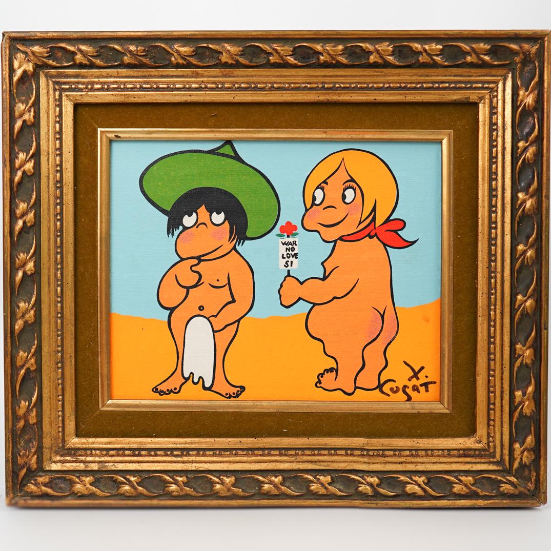 Xavier Cugat (Spain, 1900-1990) Acrylic on Canvas (1 of 2)