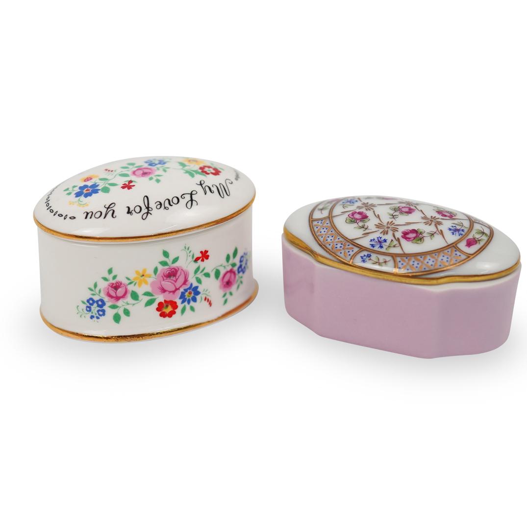 (2 Pc) Limoges and Staffordshire Porcelain (1 of 6)