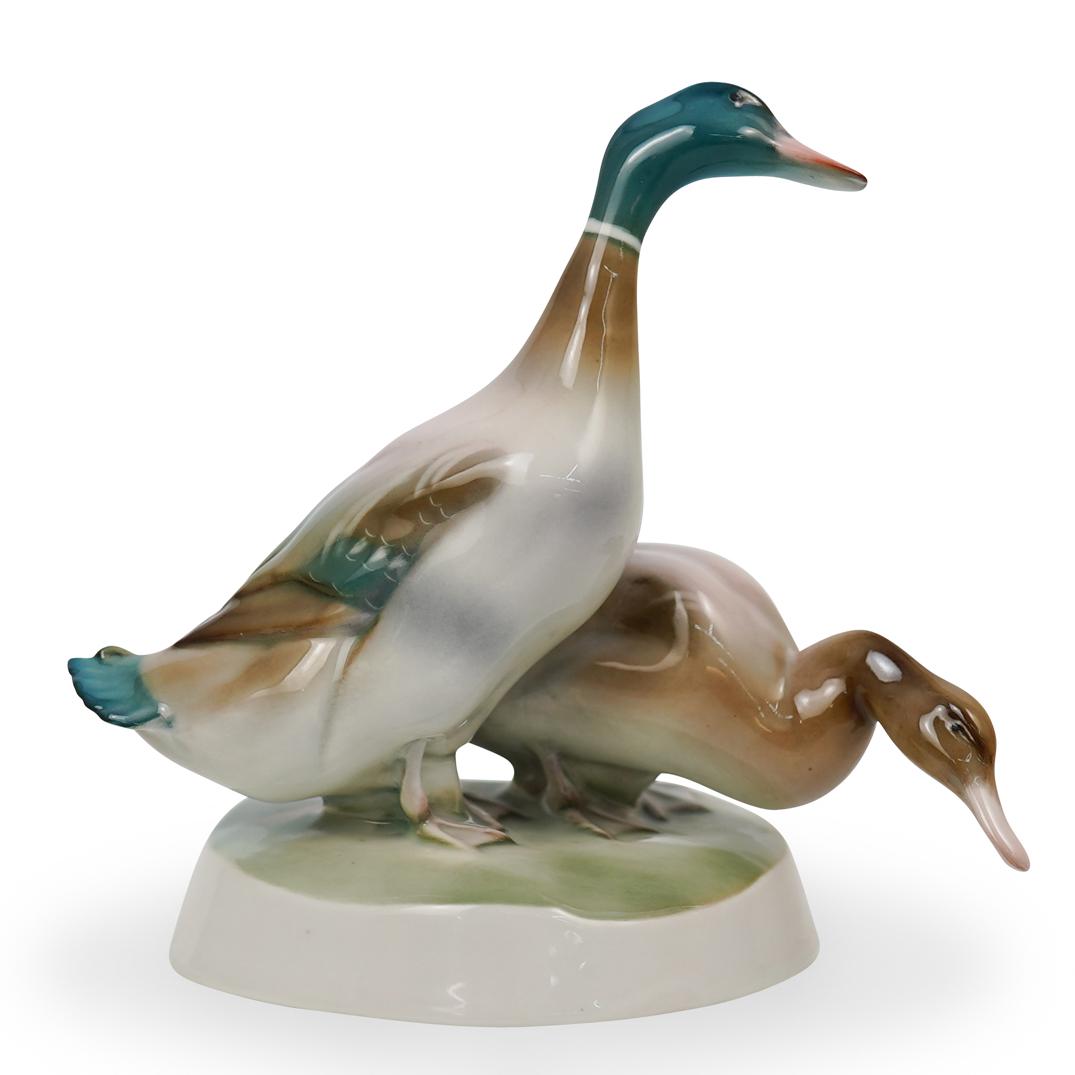 Zsolnay Hand Painted Porcelain Figurine (1 of 4)