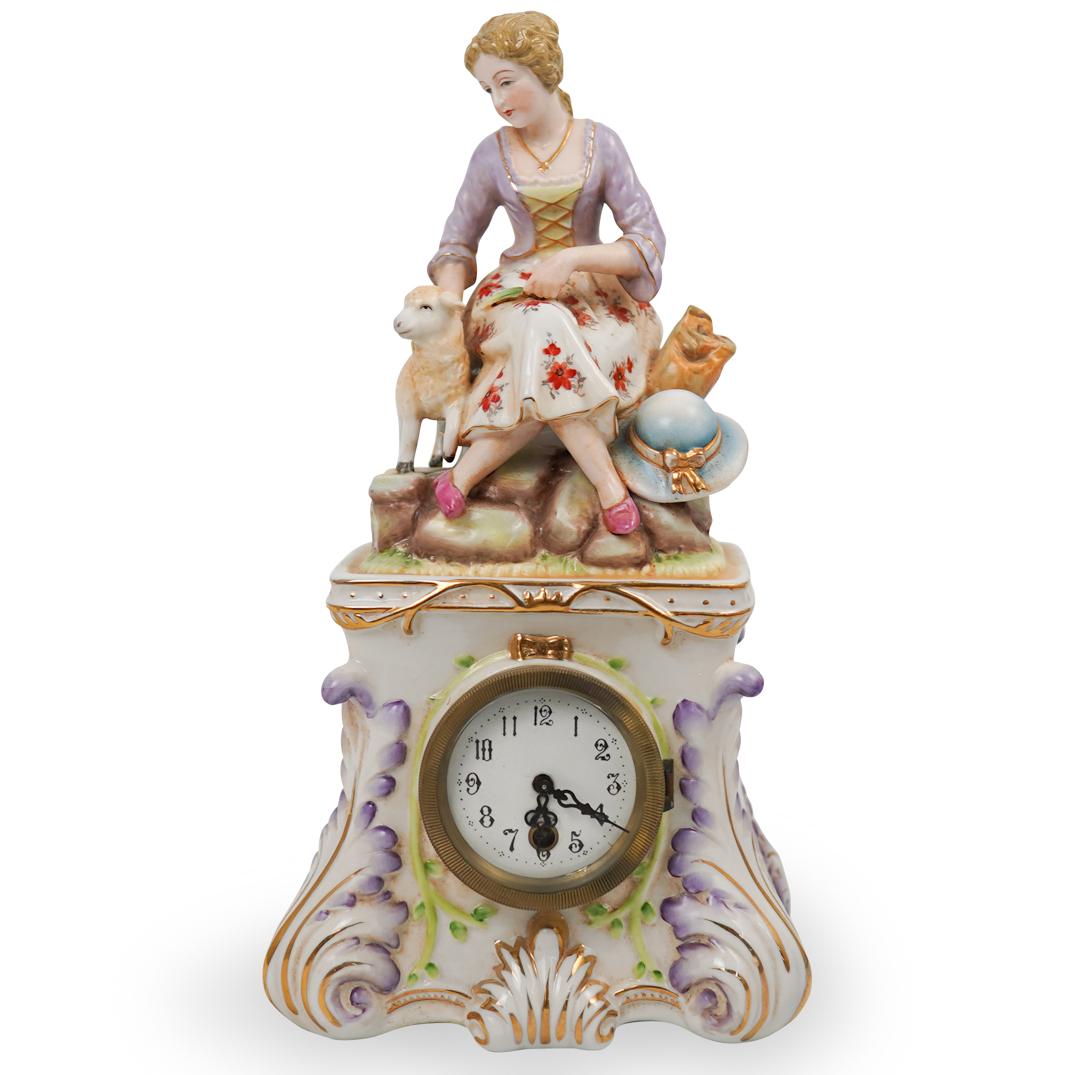Dresden Porcelain Mantle ClockÃ‚ (1 of 5)