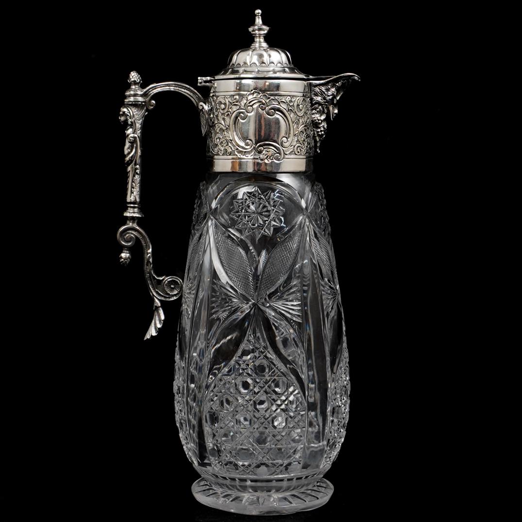 Sheffield Silver Mounted Claret Jug (1 of 8)