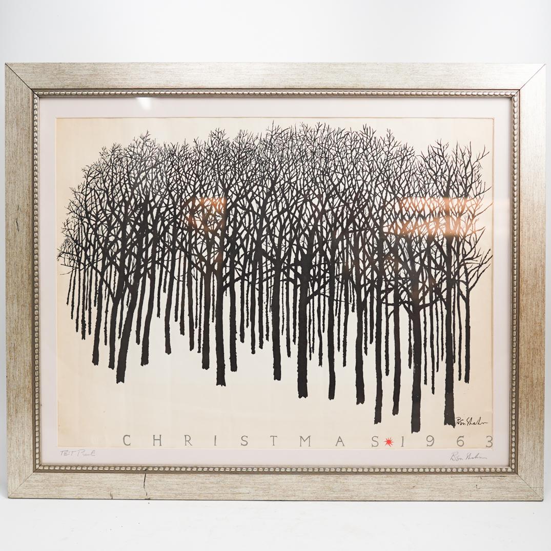 Ben Shahn (American, 1898-1969) Lithograph (1 of 3)