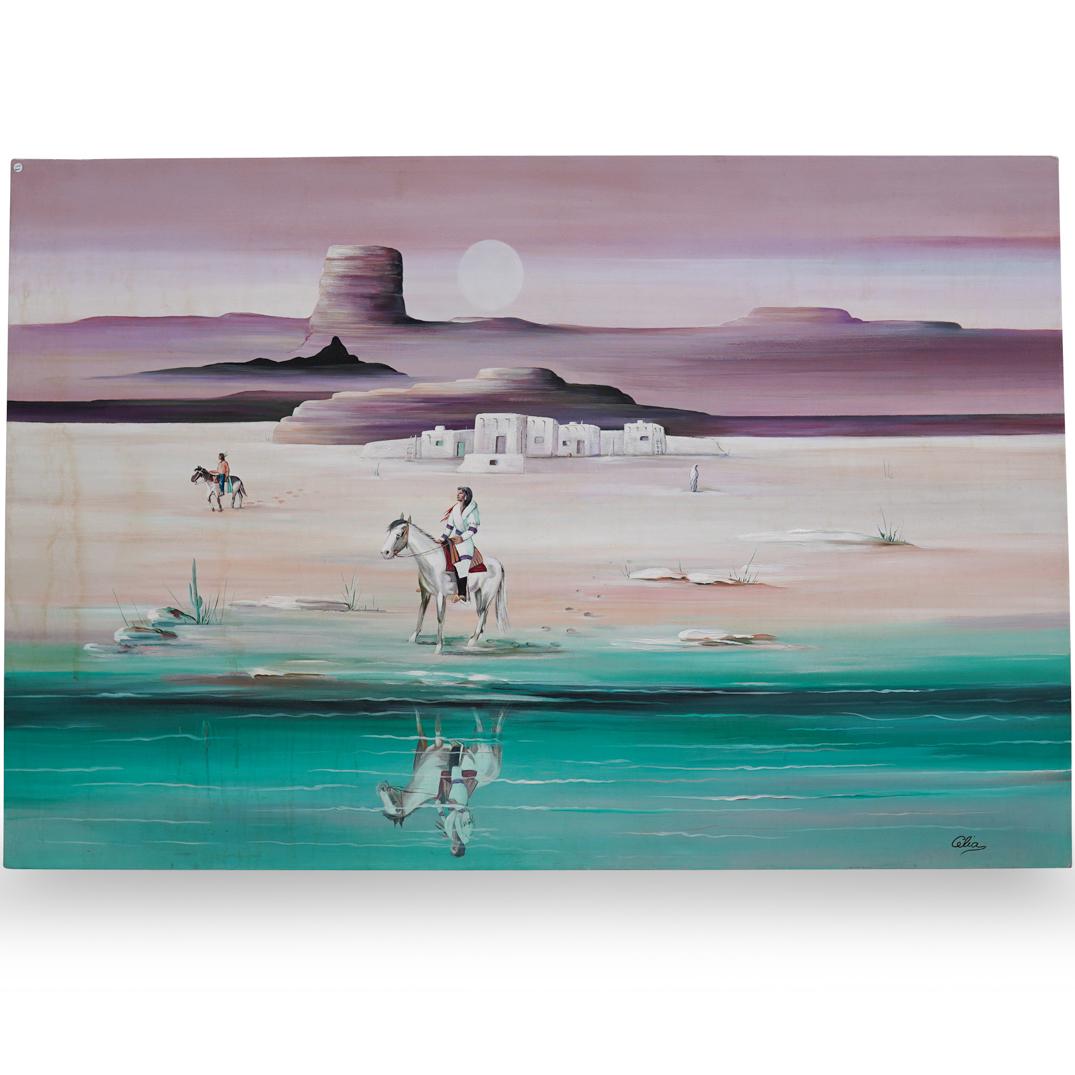 Signed Native American Painting (1 of 6)